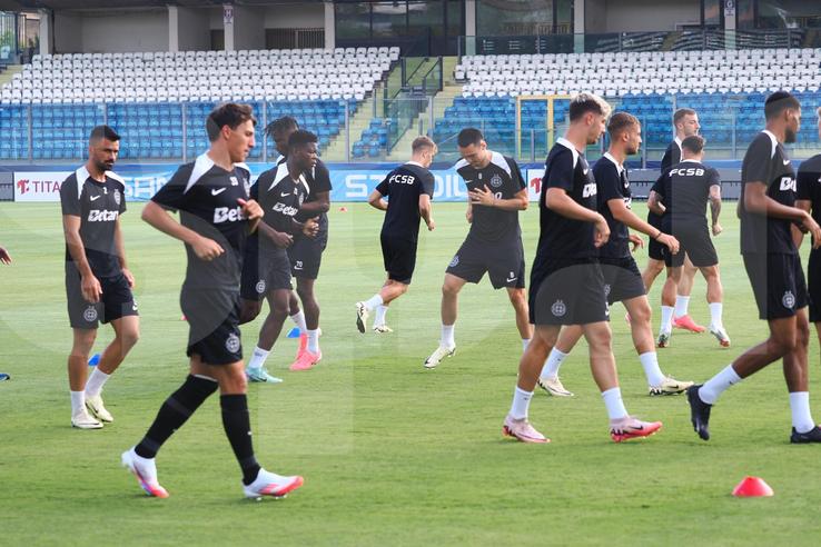 FCSB efectuează antrenamentul oficial în San Marino, pentru debutul în Champions League FOTO Ionuț Iordache (GSP)