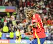 Lamine Yamal, sărbătorind alături de „fratele” Nico Williams, un gol al Spaniei / Foto: Imago