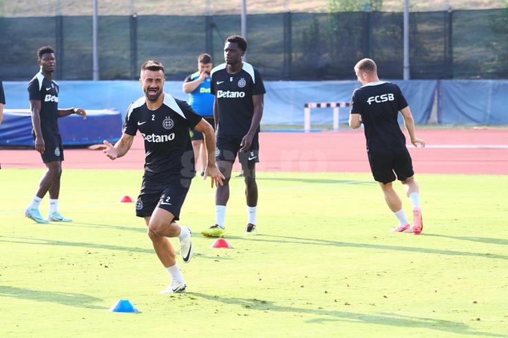FCSB efectuează antrenamentul oficial în San Marino, pentru debutul în Champions League FOTO Ionuț Iordache (GSP)