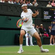 Taylor Fritz a întors scorul cu Alexander Zverev, după ce a fost condus cu 0-2 la Wimbledon / foto: Imago Images