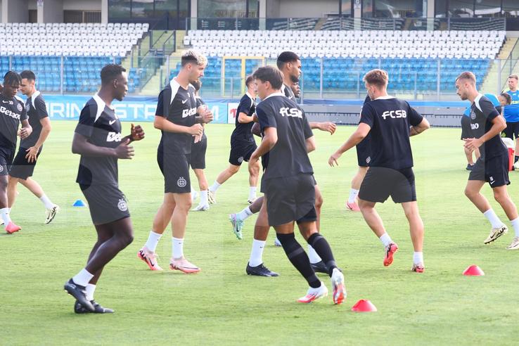 FCSB efectuează antrenamentul oficial în San Marino, pentru debutul în Champions League FOTO Ionuț Iordache (GSP)