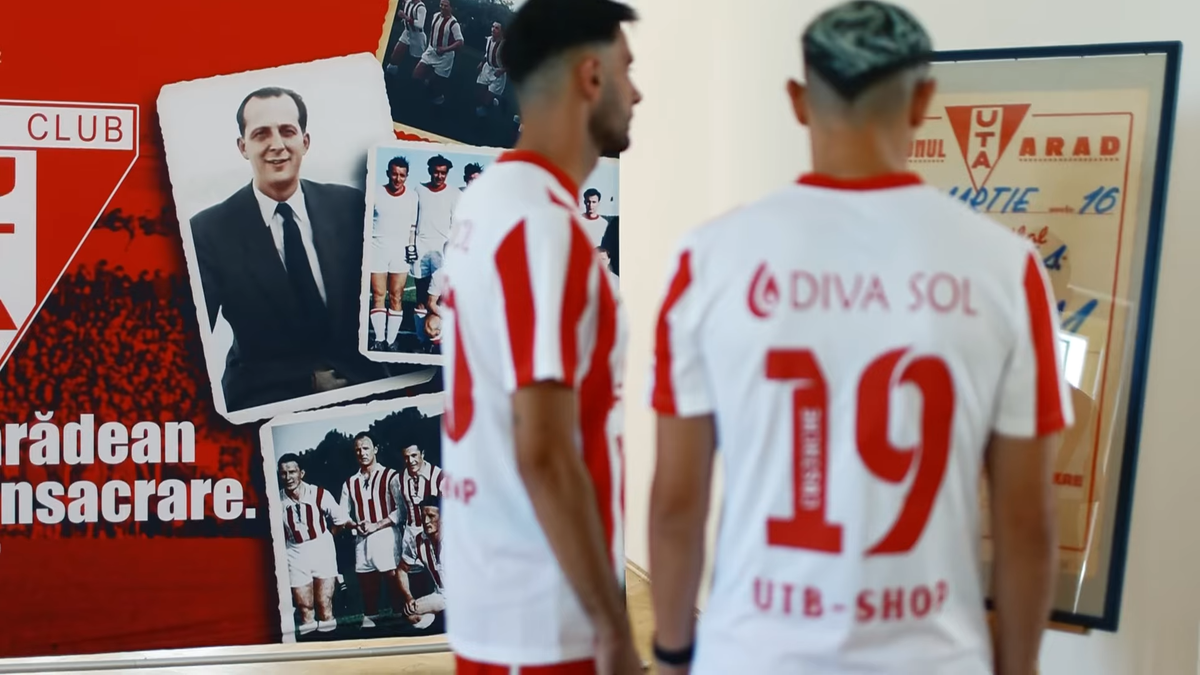 Echipament UTA Arad sezonul 2025-2026 / Foto. capturi de ecran