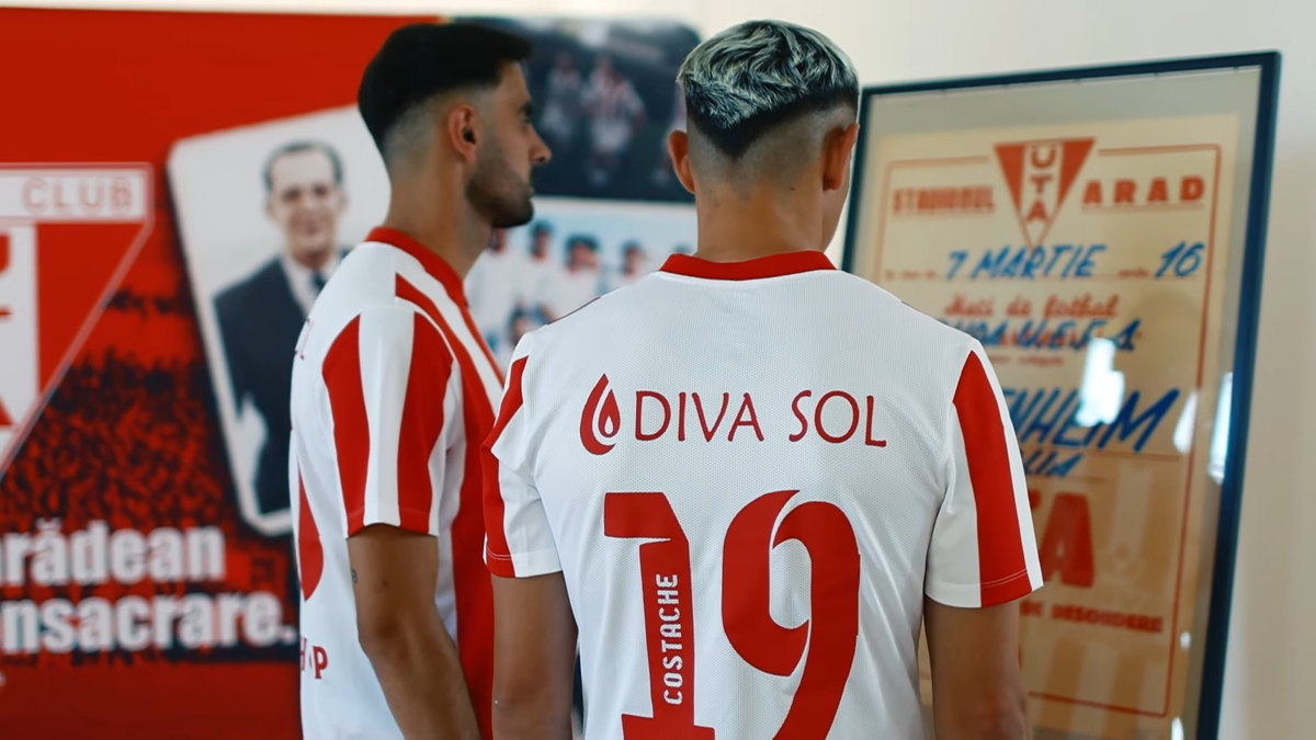 Echipament UTA Arad sezonul 2025-2026 / Foto. capturi de ecran