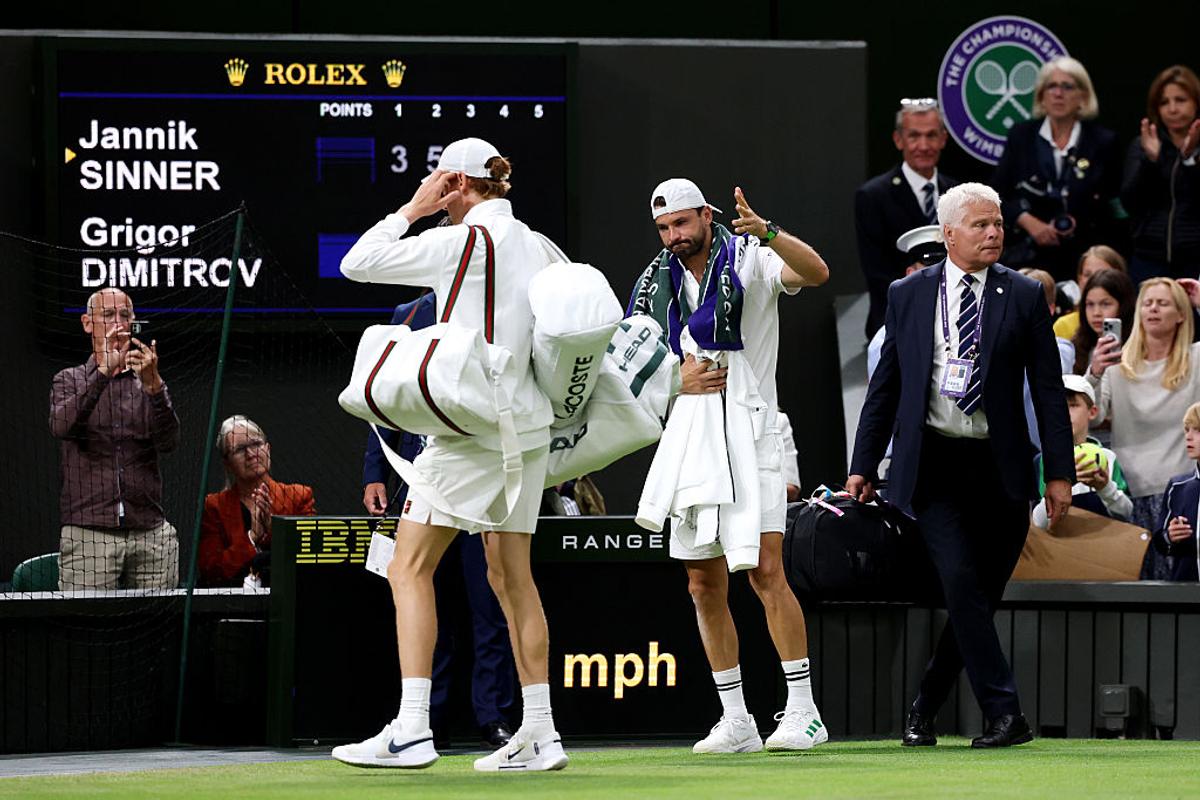 Ghinion teribil pentru Grigor Dimitrov! L-a condus cu 2-0 la seturi pe liderul mondial, dar a fost nevoit să abandoneze