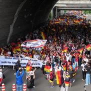 S-a doborât recordul de spectatori la Euro Feminin. Meci Germania - Danemarca / foto: Getty