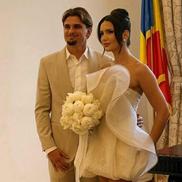 Răzvan Marin s-a căsătorit cu Crina » Ianis și Elena Hagi, printre invitații de onoare. Foto: Instagram