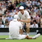 Grigor Dimitrov a abandonat meciul cu Jannik Sinner la Wimbledon / Foto: Getty Images