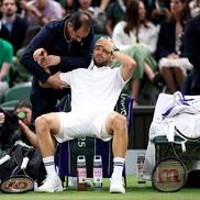 Grigor Dimitrov a abandonat meciul cu Jannik Sinner la Wimbledon / Foto: Getty Images
