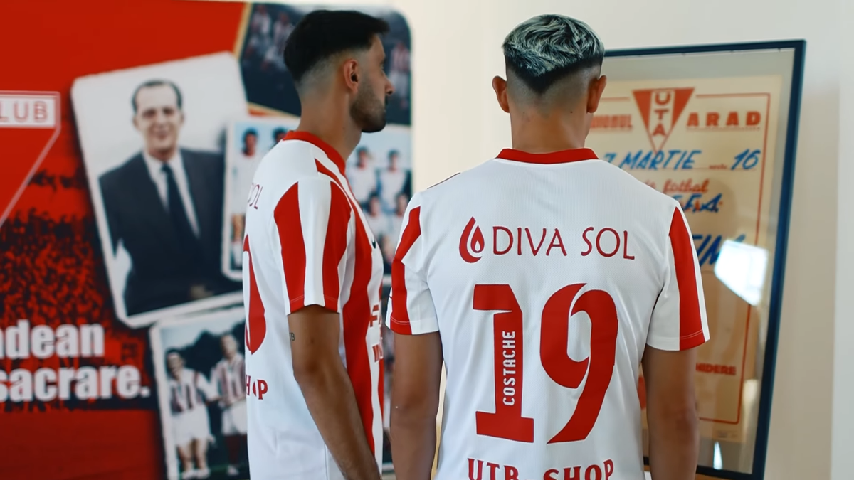 Echipament UTA Arad sezonul 2025-2026 / Foto. capturi de ecran