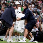 Grigor Dimitrov a abandonat meciul cu Jannik Sinner la Wimbledon / Foto: Getty Images