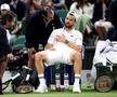 Grigor Dimitrov a abandonat meciul cu Jannik Sinner la Wimbledon / Foto: Getty Images