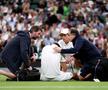 Grigor Dimitrov a abandonat meciul cu Jannik Sinner la Wimbledon / Foto: Getty Images