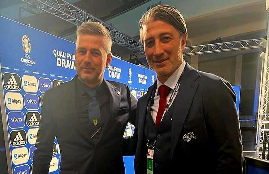Murat Yakin, alături de Edward Iordănescu la o întrunire la UEFA Uite cine-l poate opri pe Messi! Povestea crudă a copilăriei lui Murat Yakin + derapajul cu Andi Brehme: „Te voi bate atât de rău, încât nu vei mai ști cine ești!”