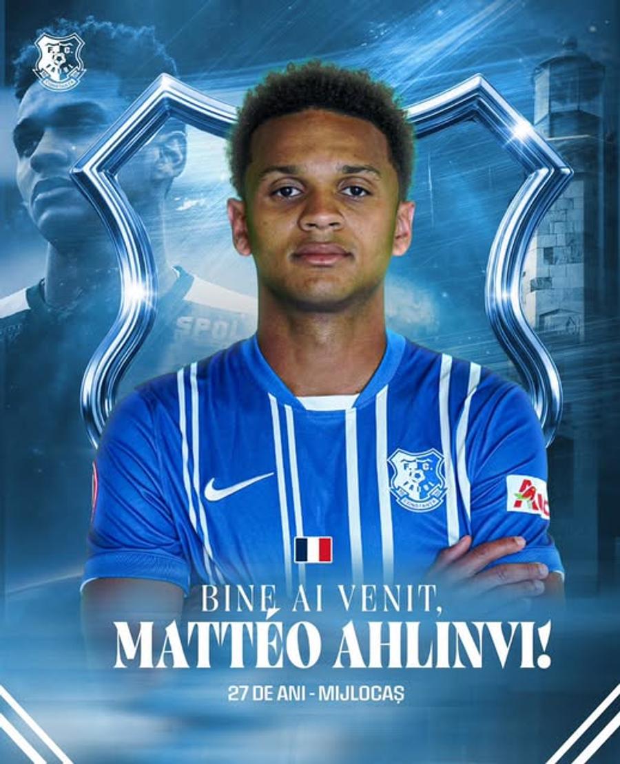 Matteo Ahlinvi, prezentat de Farul A semnat! Internațional adus din Rusia în Superliga