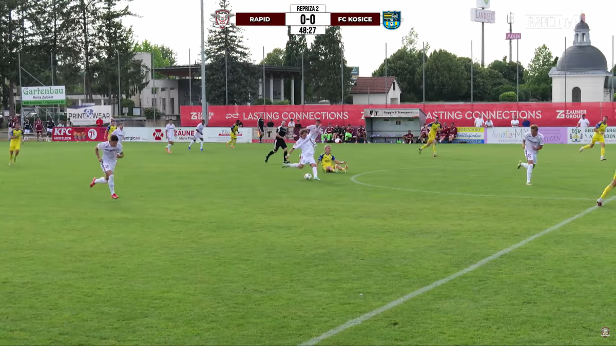 Rapid, egalată de Kosice la ultima fază » Vulturar a înscris de la 60 de metri