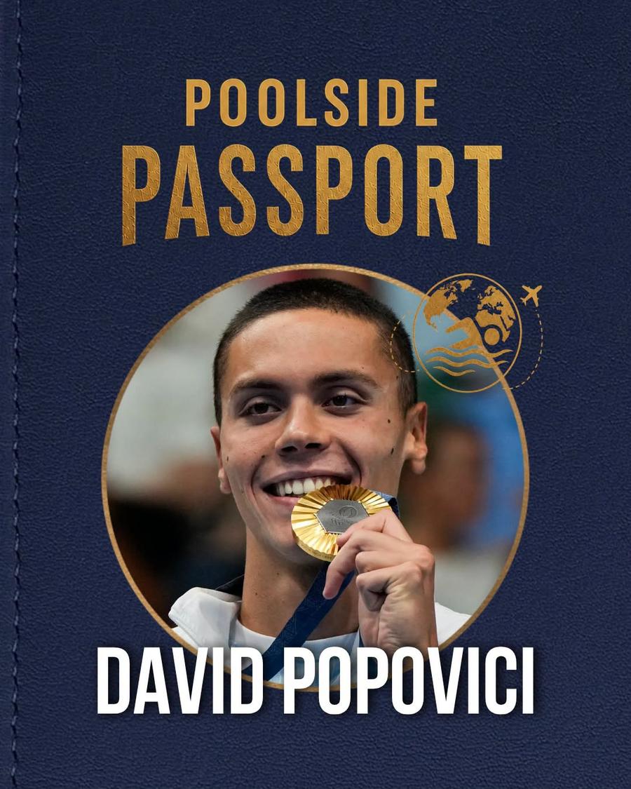Pașaportul pe care Swimming World l-a pregătit pentru David Popovici David Popovici a numit jobul de vis, după retragerea din sport: „Mi-ar plăcea la nebunie!”