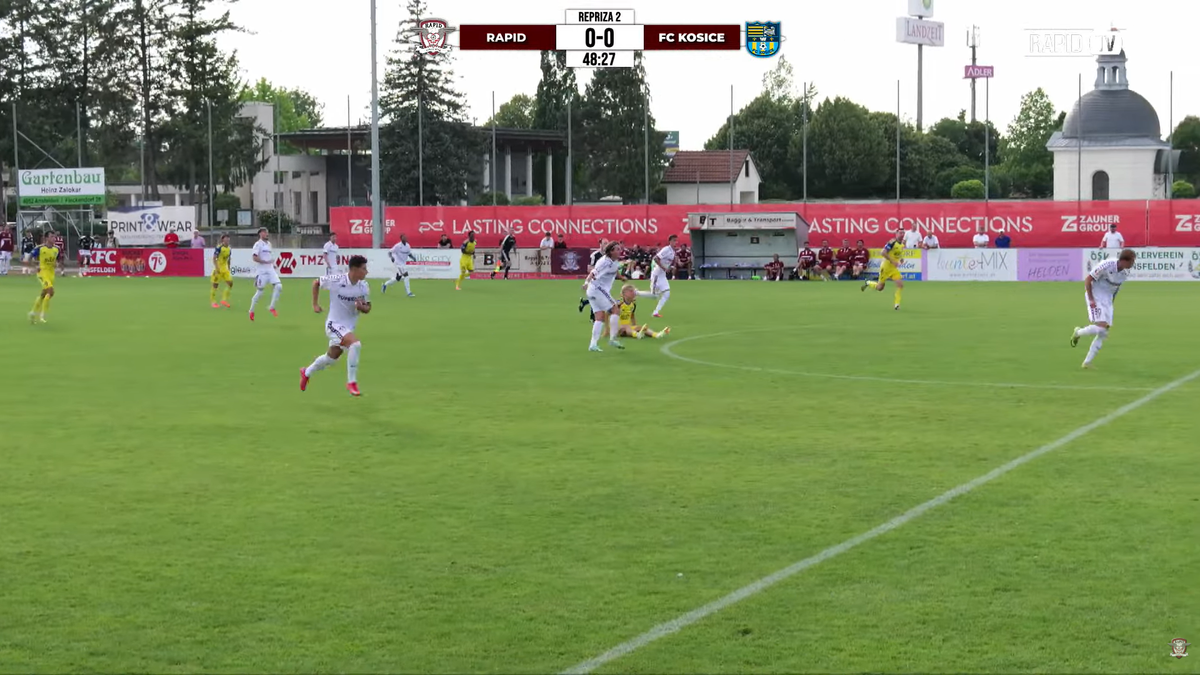Rapid, egalată de Kosice la ultima fază » Vulturar a înscris de la 60 de metri