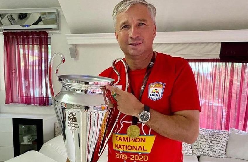 Dan Petrescu a câștigat 3 titluri cu CFR Cluj // Sursă foto: Instagram @cfrclujofficial