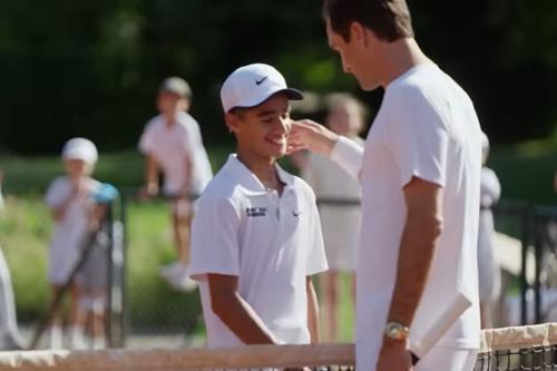 Federer, alături de Zizou/ foto: captură Youtube