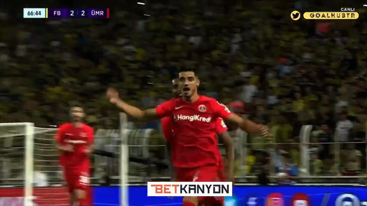Valentin Gheorghe, gol superb în poarta lui Fenerbahce! Trecuseră doar 3 minute de la debut