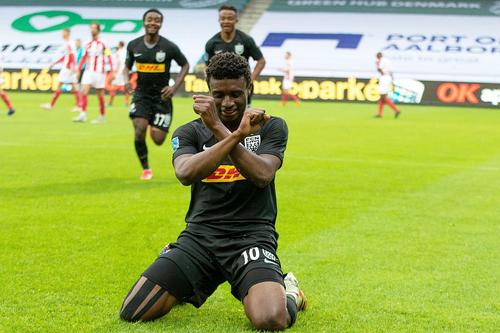 În prim-plan: Mohammed Kudus, în perioada de la Nordsjaelland // foto: Imago Images