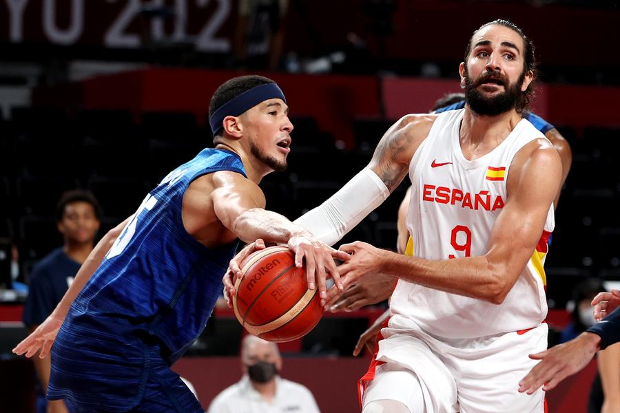 Ricky Rubio în tricoul naționalei Spaniei FOTO Guliver/GettyImages Matteo Berrettini se alătură sportivilor proeminenți care au vorbit despre obstacolele psihologice: „Parcă sapi într-un abis