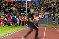 Ce descătușare! Golul lui Chipirliu a declanșat „nebunia” la Târgoviște: Daniel Oprița nu s-a mai abținut și a mers spre fanii adverși