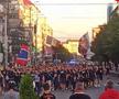 Peluza Sud, prezentă în număr mare la Târgoviște / foto: GSP