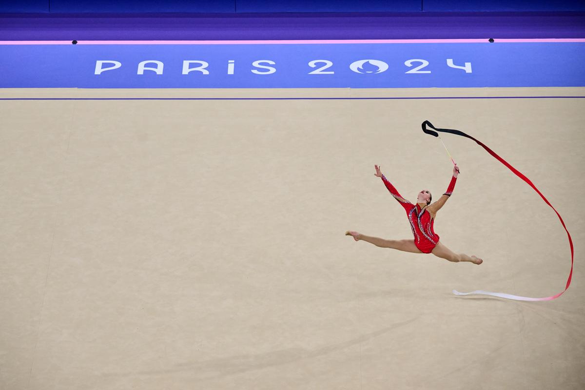 Annaliese Drăgan, debut de neuitat la Jocurile Olimpice, la gimnastică ritmică » Notele primite în cele patru rotații: „N-am mai simțit așa ceva”