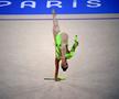 Annaliese Drăgan, în calificările de la gimnastică ritmică, în Arena Porte de La Chapelle din Paris / FOTO: Raed Krishan (GSP.ro)