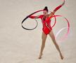 Annaliese Drăgan, în calificările de la gimnastică ritmică, în Arena Porte de La Chapelle din Paris / FOTO: Raed Krishan (GSP.ro)