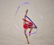 Annaliese Drăgan, în calificările de la gimnastică ritmică, în Arena Porte de La Chapelle din Paris / FOTO: Raed Krishan (GSP.ro)