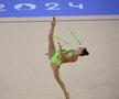 Annaliese Drăgan, în calificările de la gimnastică ritmică, în Arena Porte de La Chapelle din Paris / FOTO: Raed Krishan (GSP.ro)