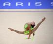 Annaliese Drăgan, în calificările de la gimnastică ritmică, în Arena Porte de La Chapelle din Paris / FOTO: Raed Krishan (GSP.ro)