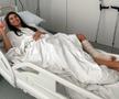 Sorana Cîrstea, imagine de pe patul de spital // foto: Instagram