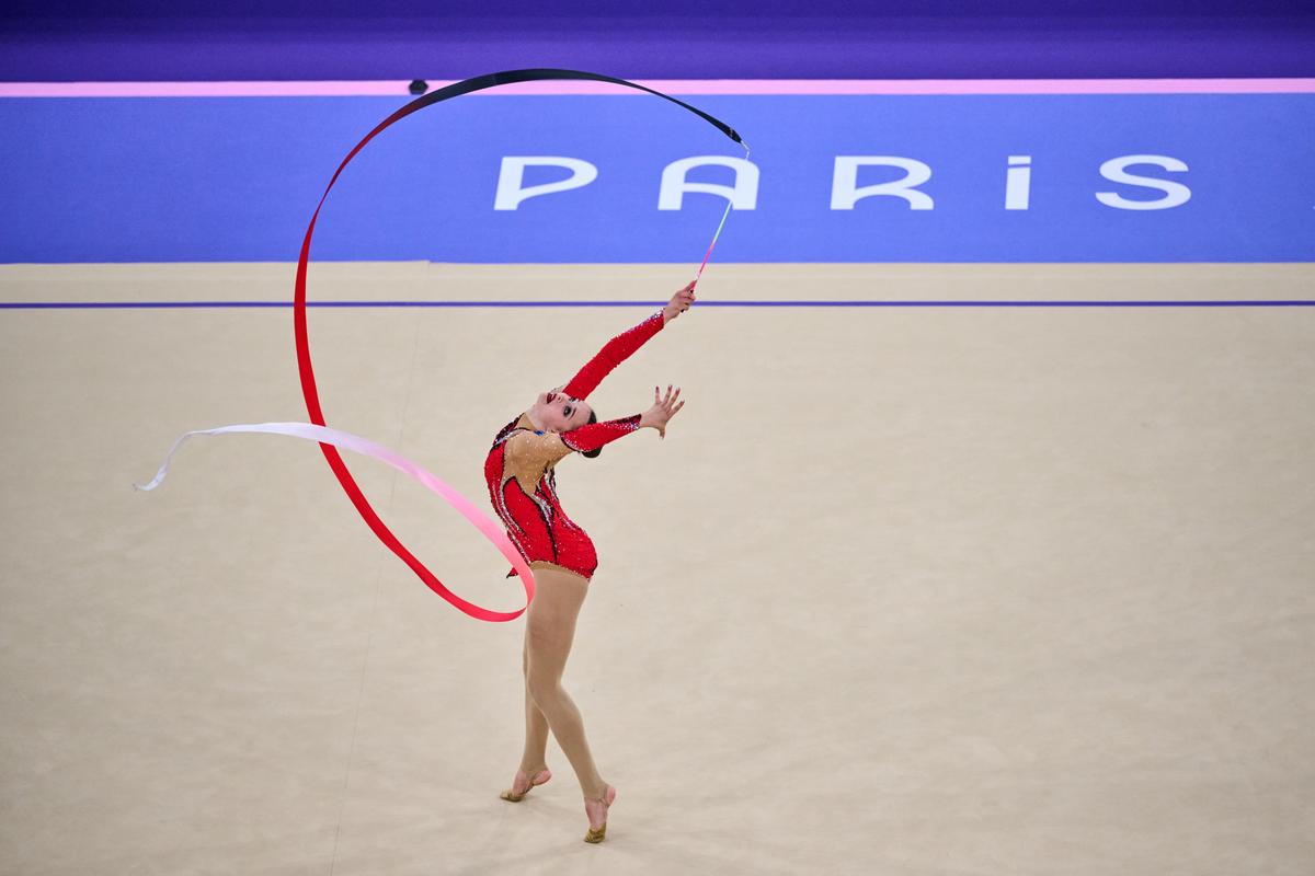 Annaliese Drăgan, debut de neuitat la Jocurile Olimpice, la gimnastică ritmică » Notele primite în cele patru rotații: „N-am mai simțit așa ceva”