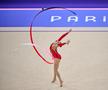 Annaliese Drăgan, în calificările de la gimnastică ritmică, în Arena Porte de La Chapelle din Paris / FOTO: Raed Krishan (GSP.ro)