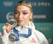 Mihaela Cambei cu medalia olimpică de argint Foto: Raed Krishan (Paris)