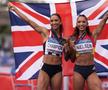 Lina și Laviai Nielsen cu steagul Marii Britanii Foto: Imago Images