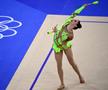 Annaliese Drăgan, în calificările de la gimnastică ritmică, în Arena Porte de La Chapelle din Paris / FOTO: Raed Krishan (GSP.ro)