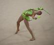 Annaliese Drăgan, în calificările de la gimnastică ritmică, în Arena Porte de La Chapelle din Paris / FOTO: Raed Krishan (GSP.ro)