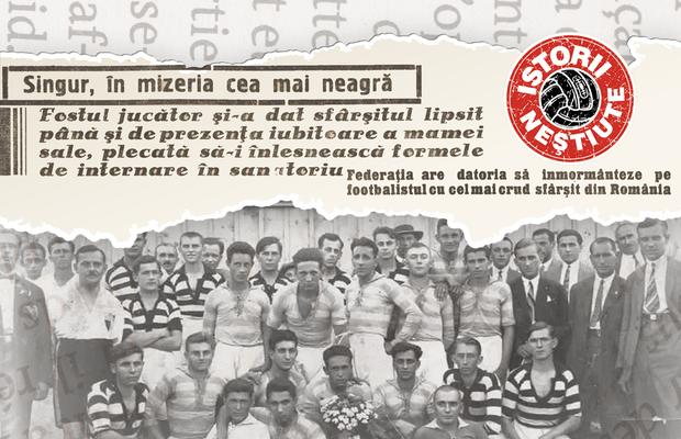 Tragicul sfârșit al unui internațional român, decedat la doar 3 ani după debutul în națională: „A murit sărac, de o sărăcie odioasă, care nu-i permite nici măcar sicriul de lemn”