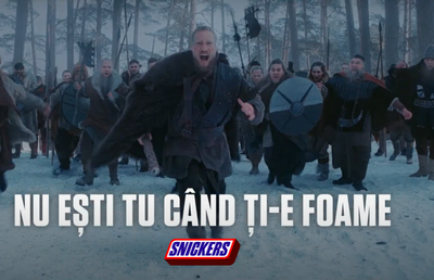 Pot renumitele tactici de joc ale lui José Mourinho să conducă o echipă de vikingi către victorie? – Află în cel mai nou spot publicitar Snickers