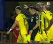 Gol anulat în Metaloglobus - Dinamo ca urmare a intervenției VAR. FOTO: captură Prima Sport