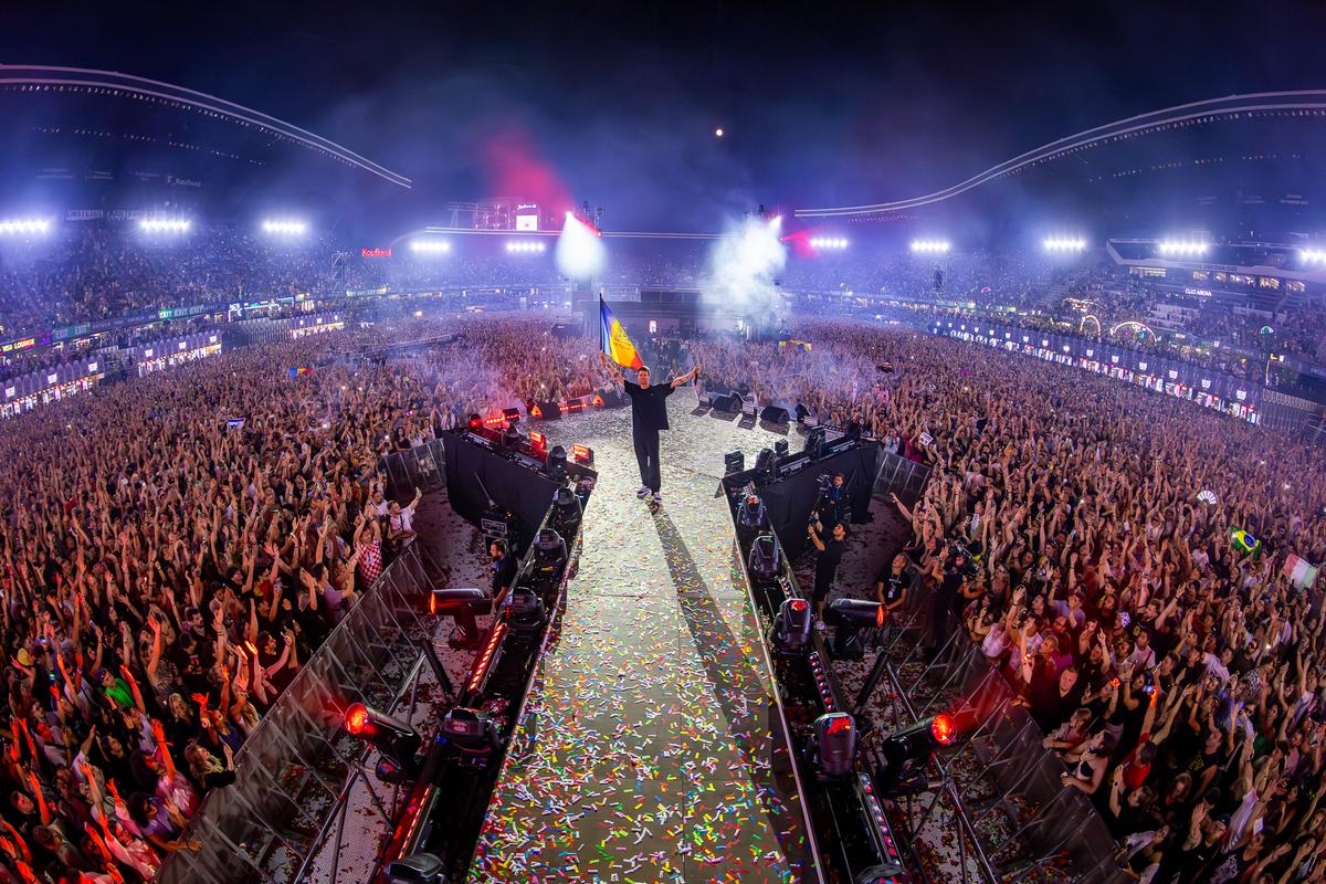 Cum arată Cluj Arena, stadion transformat total pentru Untold Festival