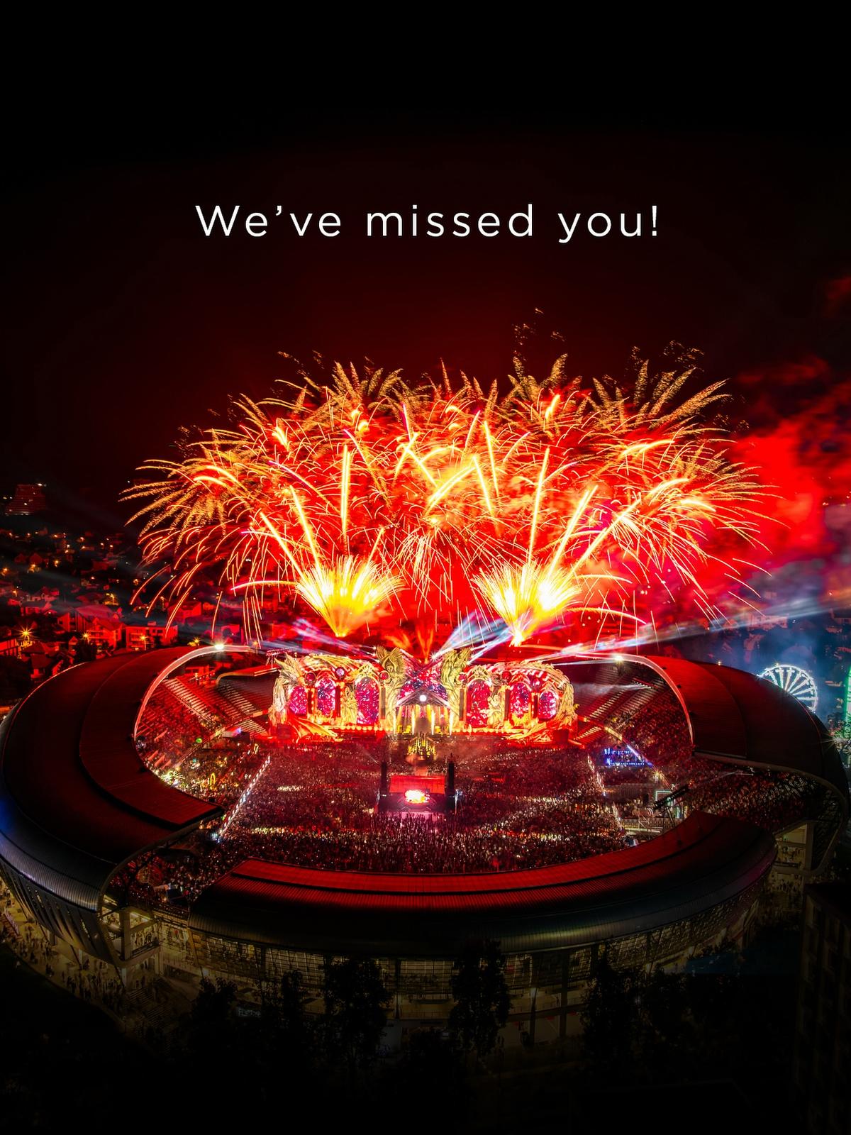 Cum arată Cluj Arena, stadion transformat total pentru Untold Festival