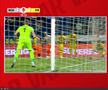 Gol anulat în Metaloglobus - Dinamo ca urmare a intervenției VAR. FOTO: captură Prima Sport
