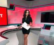 Alexandra Băluțescu prezintă știrile sportive la Prima TV. Foto: Instagram