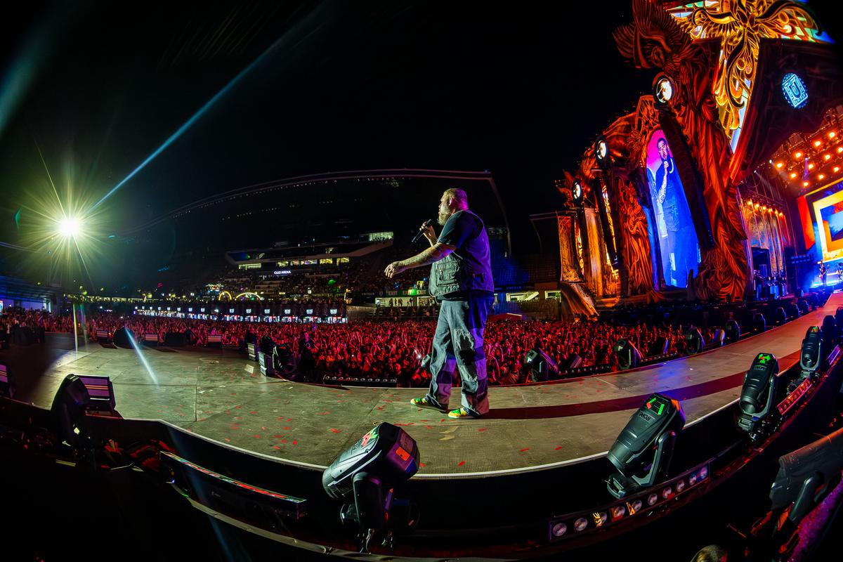 Cum arată Cluj Arena, stadion transformat total pentru Untold Festival