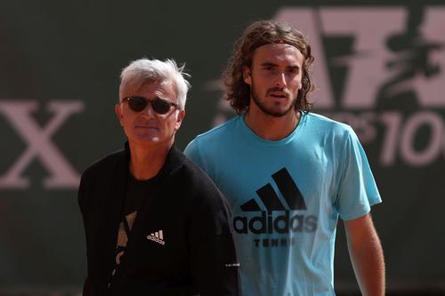 Stefanos și Apostolos Tsitsipas/Foto: Getty Images